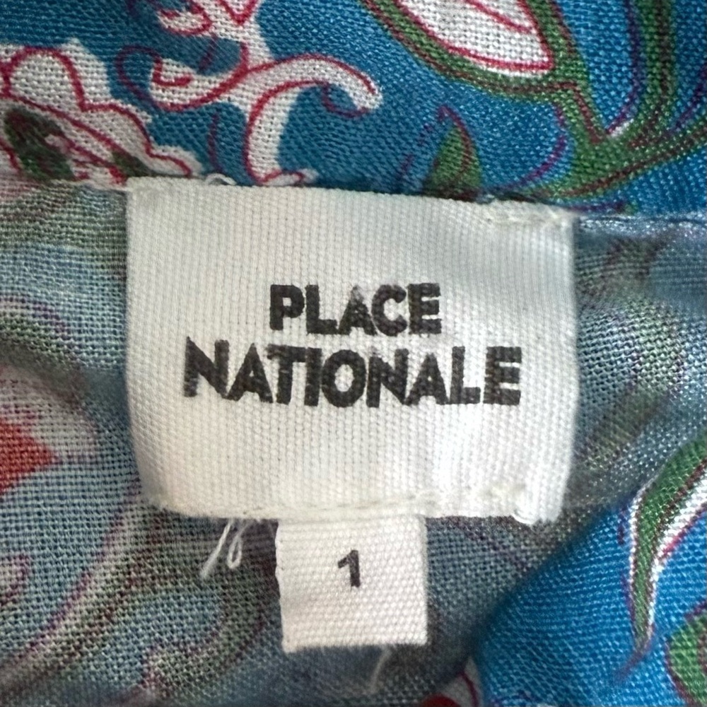 Place Nationale Floral Boho Ruffle High Neck Mini Dress - Picture 13 of 15